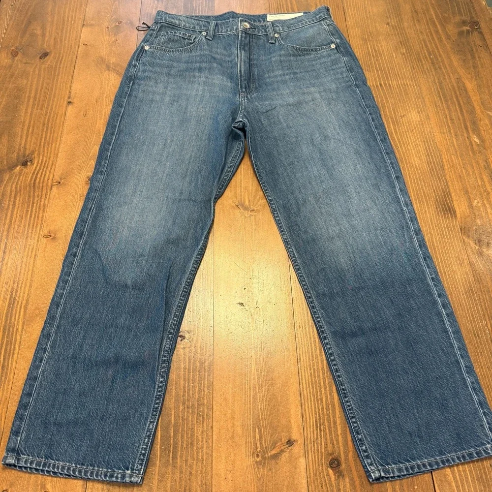Rag & Bone Hattie‎ Mid Rise Straight Leg Ankle Length Jeans Size 30 Medium Wash